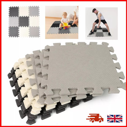 Foam Play Mats Thick Soft Floor Interlocking Mat Floor Puzzle Mat For Children's Playing - DIVCHI