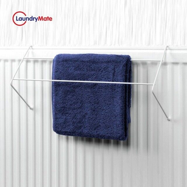 3 Pack of 2 Bar Radiator Airers Dryer Clothes Rail Towel Holder Drying Rack