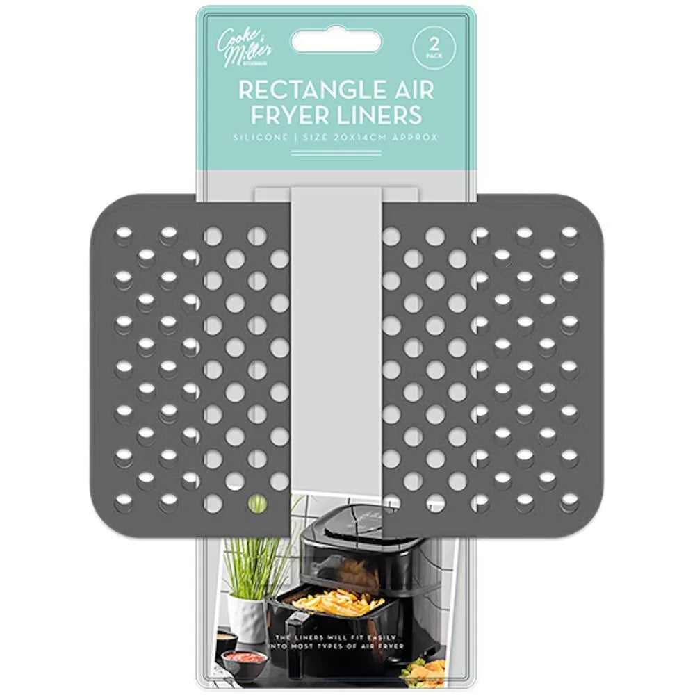 Air Fryer Non Stick Resuable Liner Pack of 2 easy to clean Perfect for Baking - DIVCHI