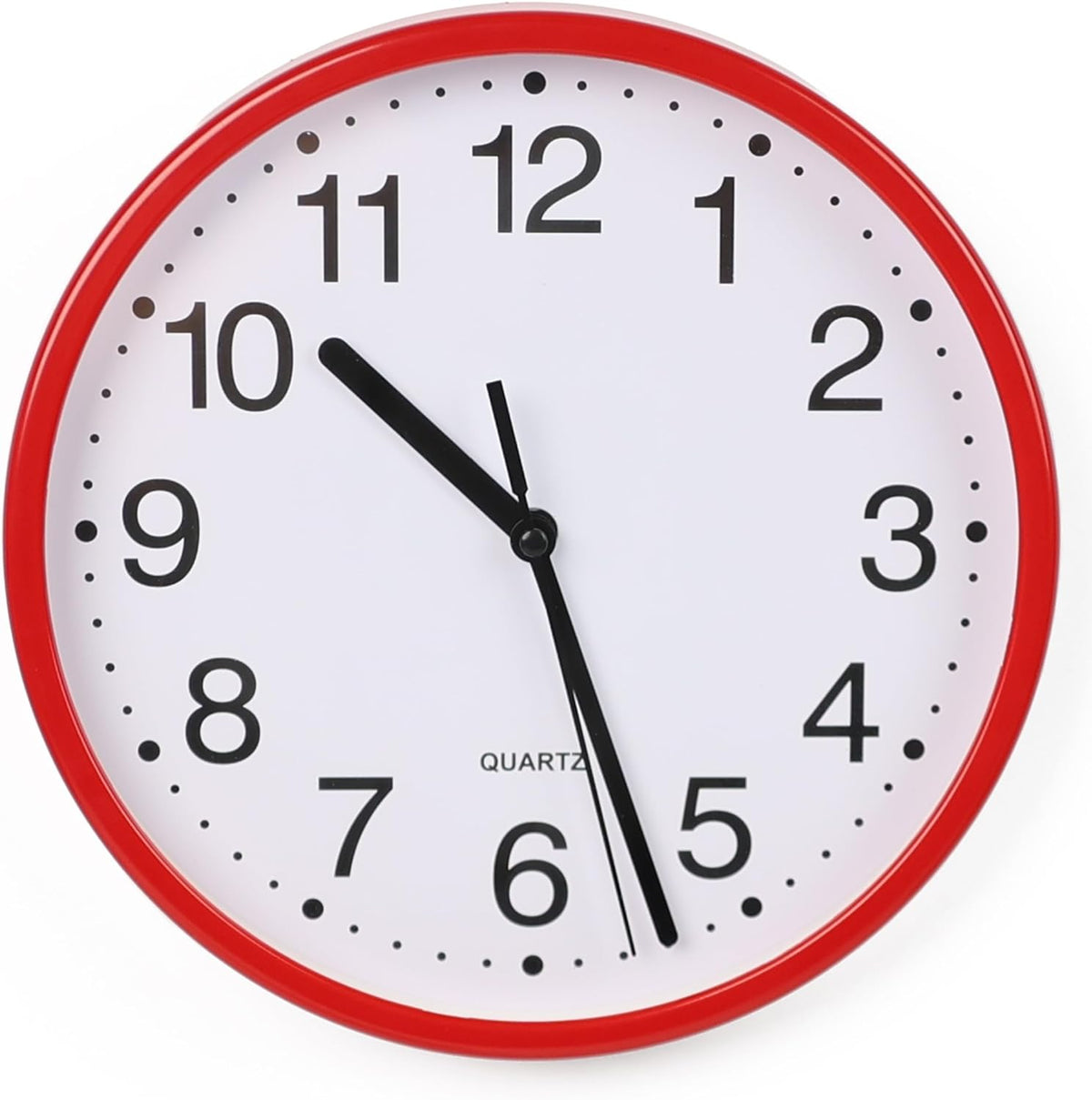 Wall Clock Silent & Non- Ticking w/ Modern Battery Operated Digital Quiet Sweep - DIVCHI