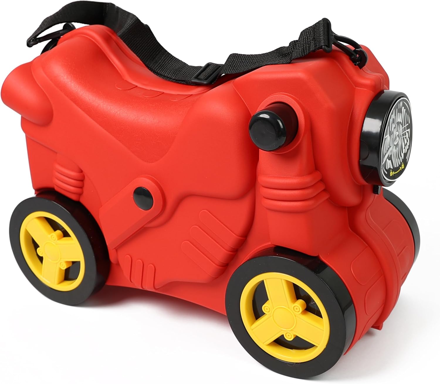 Kids Suitcase with Wheels Ride On Hand Luggage Cabin Trolley Travel Bags - DIVCHI