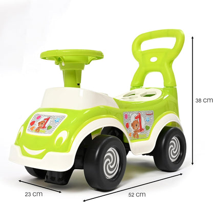 Green toddler ride on car dimensions 52 x 23 x 38 cm