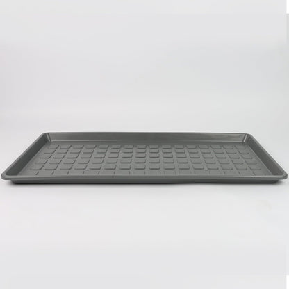 DIVCHI Shoes Tray Plastic Boot Tray With Raised Edges Multipurpose Entryway Shoe Tray | Footwear Organizer | Pet Food Mat | Tools Storage Tray (Grey)
