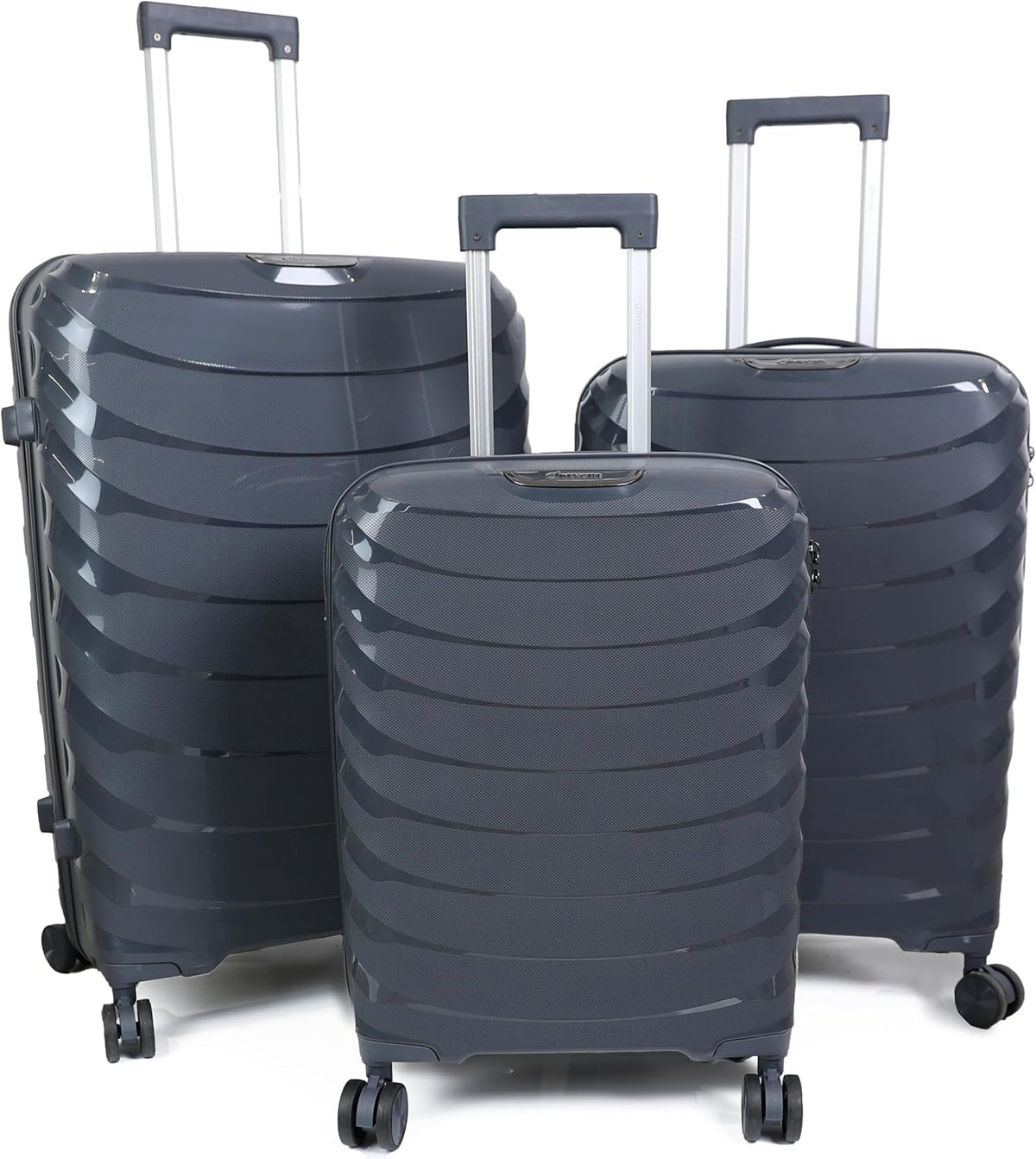 DIVCHI Luggage Sets 3 Piece Hard Shell Expandable Suitcases Lightweight Travel Trolley Suitcase with Spinner Wheels TSA Lock Telescopic Handle - DIVCHI