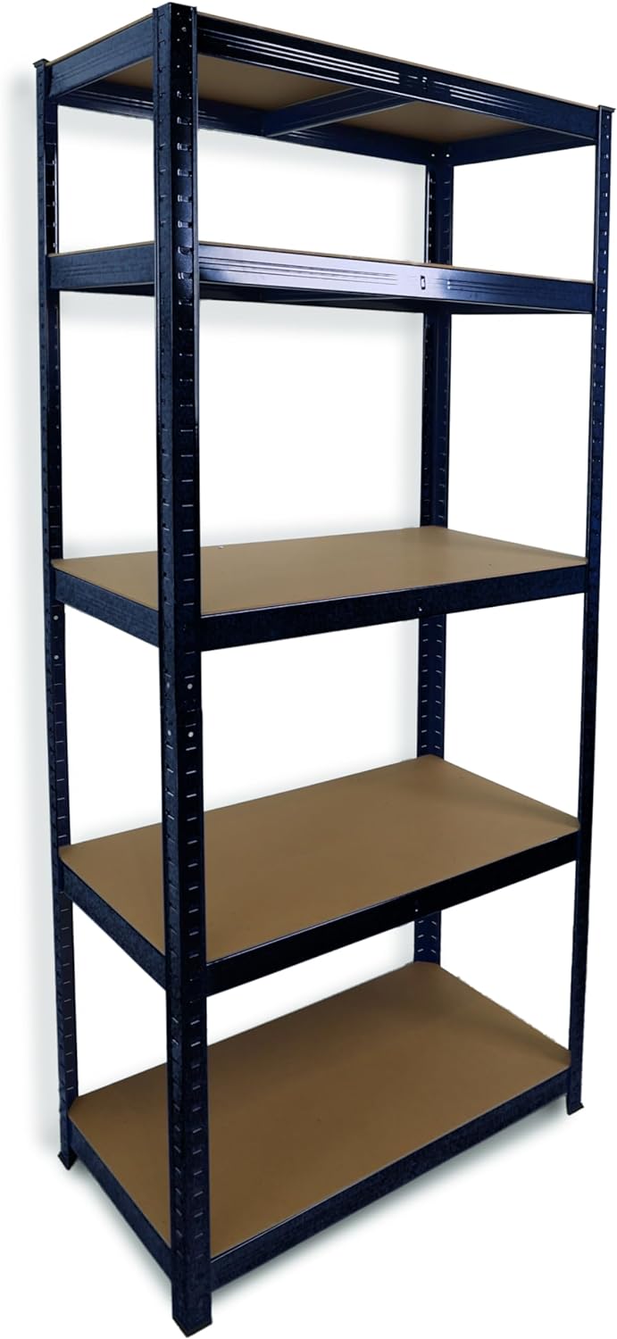 5-Tier Shelving Unit Free Standing Boltless Rack For Home | Office | Warehouse - DIVCHI