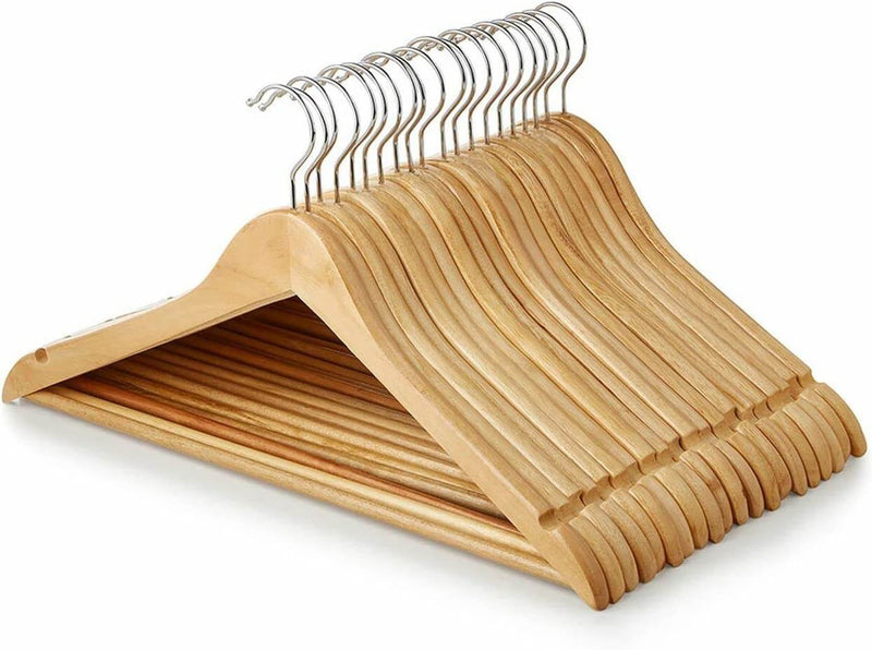 Strong Wooden Coat Hangers | Non Slip Coat Hangers Uk