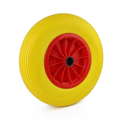 Pneumatic Wheel Air Filled Tires 4.8/4-8" Heavy-duty Replacement Wheels For Wheelbarrows, Hand Truck, Utility Cart, Garden Cart, Buggies - DIVCHI