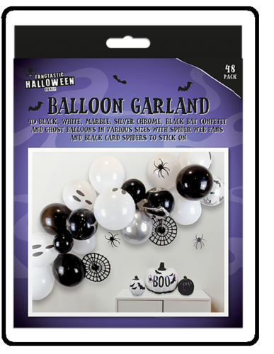 Halloween Kit With Carving Tools, Stencils,Ballon Garland,Decorating Stickers