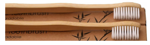 DIVCHI Bamboo Toothbrush, Wooden Toothbrushes, Biodegradable Eco Friendly Brush