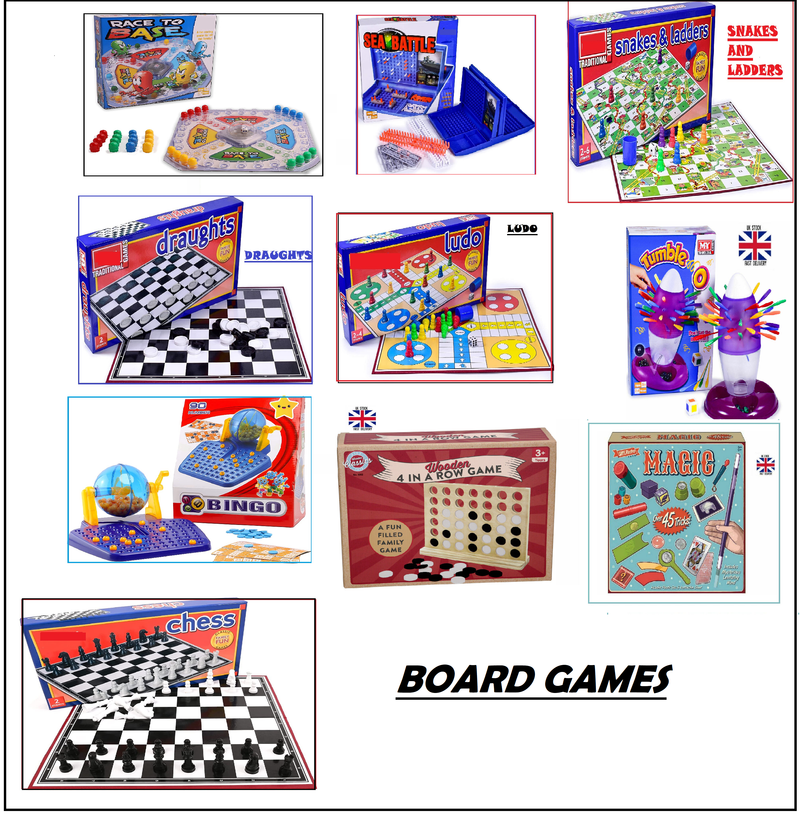 TRADITIONAL CLASSIC MODERN BOARD GAMES FOR KIDS FAMILY AND FRIENDS XMAS GIFT