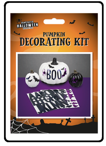 Halloween Kit With Carving Tools, Stencils,Ballon Garland,Decorating Stickers