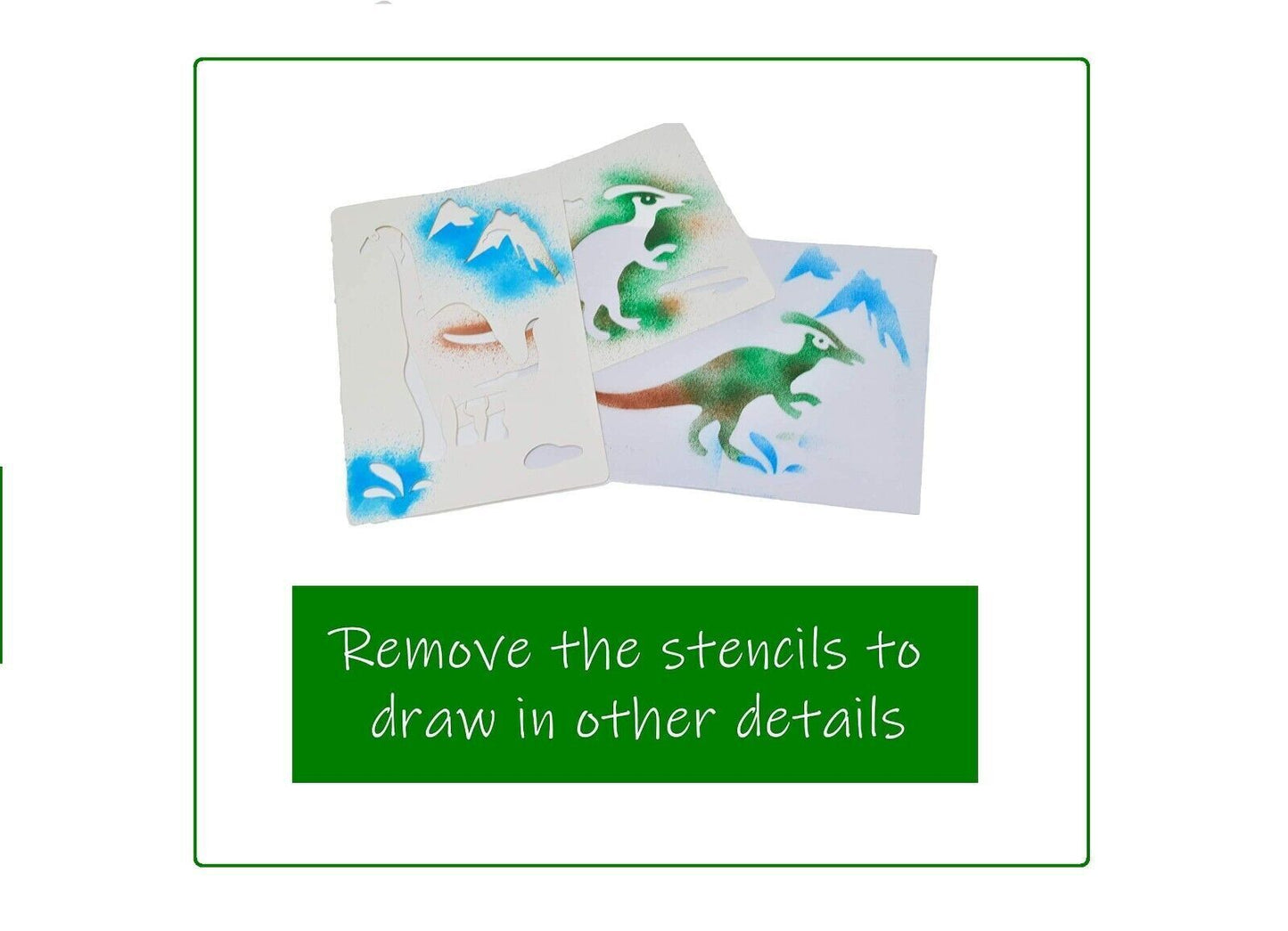 Dinosaur Air Flow Pens Playset in Hanging Box Kreative Kids Dinosaur Air Flow Pens - DIVCHI