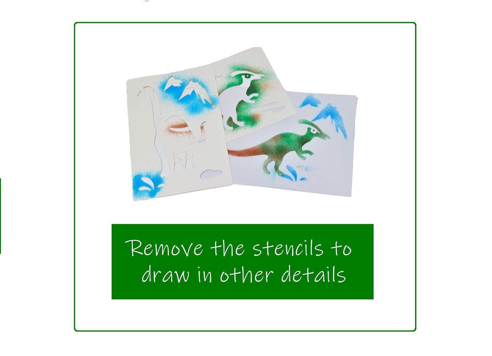 Dinosaur Air Flow Pens Playset in Hanging Box Kreative Kids Dinosaur Air Flow Pens - DIVCHI
