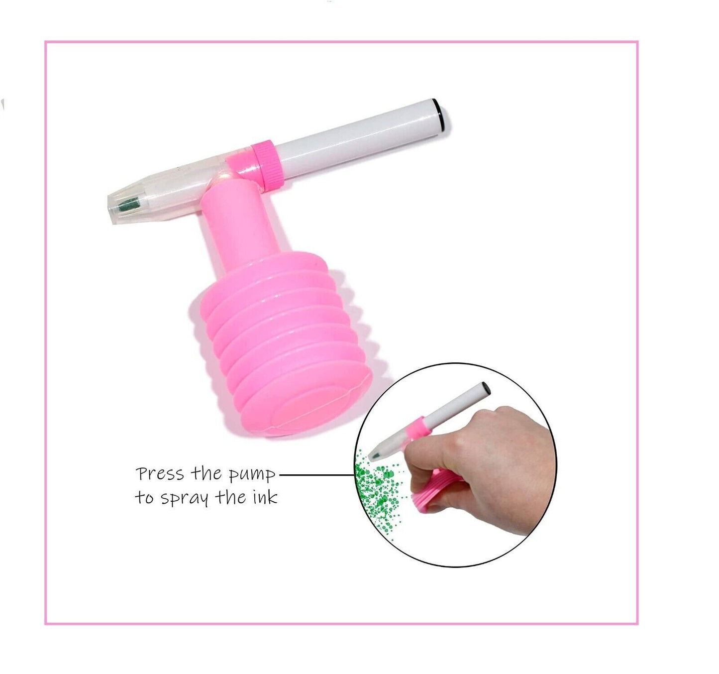 Dinosaur Air Flow Pens Playset in Hanging Box Kreative Kids Dinosaur Air Flow Pens - DIVCHI