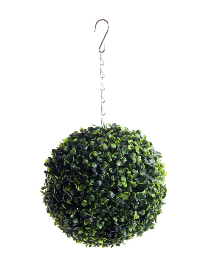 Green Boxwood Buxus Topiary Artificial 27cm Grass Hanging Balls New Plant.