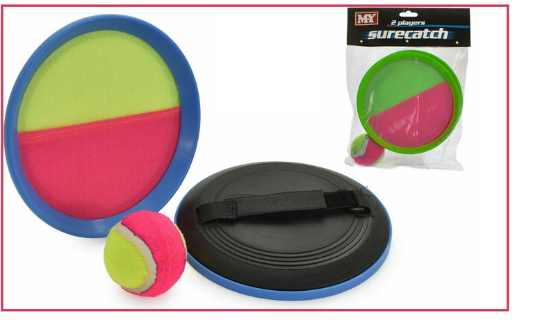 Toys Toss and Catch Paddle Game Toss Ball Sport Game, 1 Paddles and 1 Balls