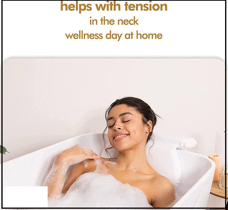 Bath Pillows For Head And Neck Suction Cups | Non-Slip Premium Bath Cushion Ergonomic  Bathing Accessories