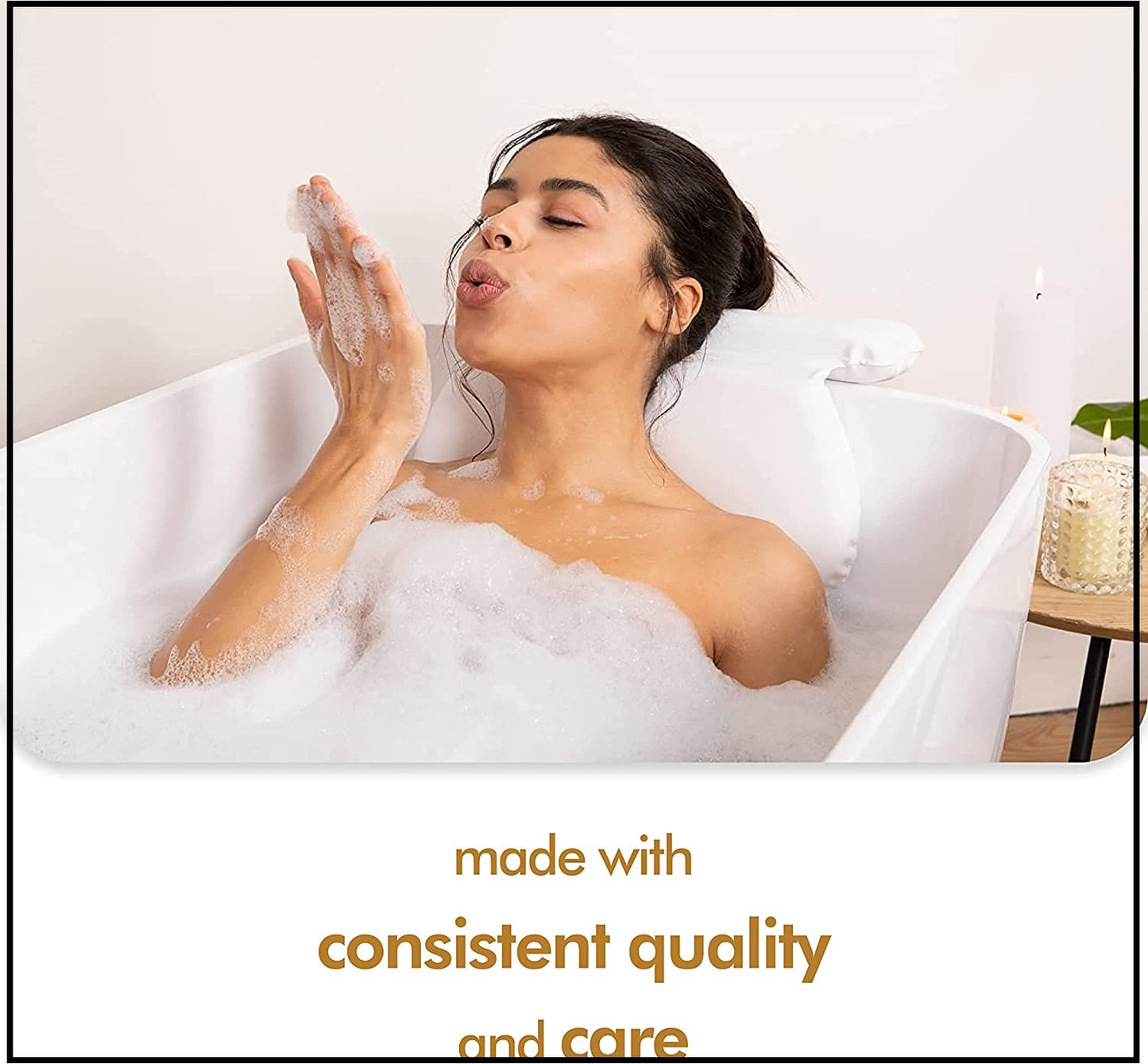 Bath Pillows For Head And Neck Suction Cups | Non-Slip Premium Bath Cushion Ergonomic  Bathing Accessories