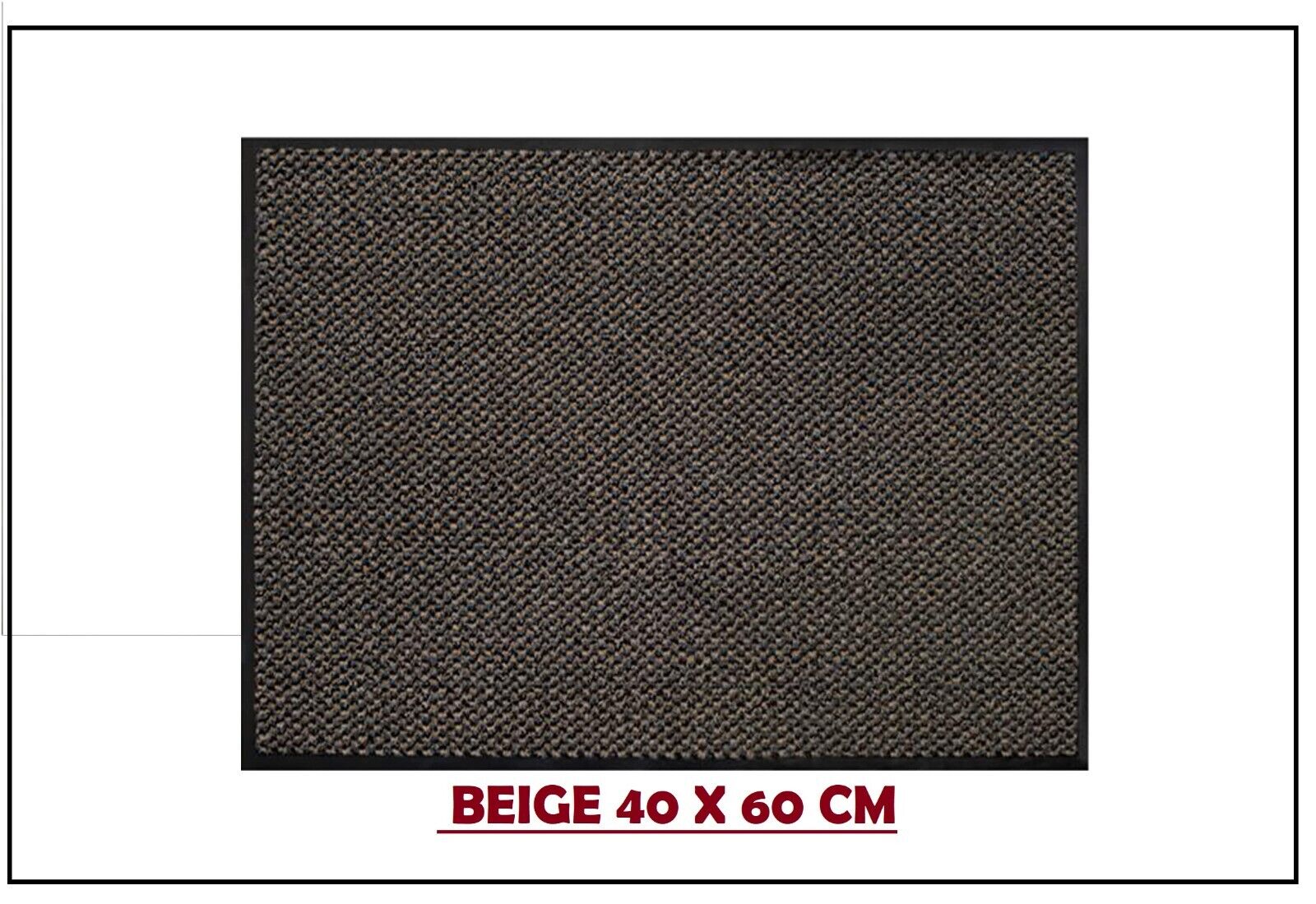 Door Mat Dirt Trapper for Indoor & Outdoor, Washable Barrier Mat, Heavy Duty Non-Slippery Entrance Rug, Shoes Scraper, Super Absorbent Front Door Mat Carpet - DIVCHI