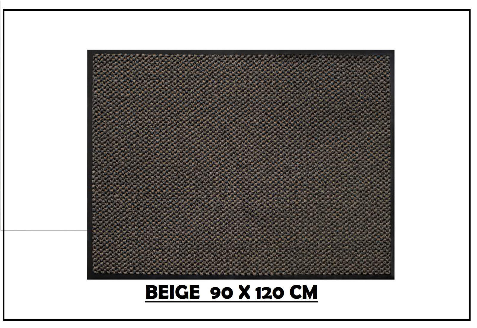 Door Mat Dirt Trapper for Indoor & Outdoor, Washable Barrier Mat, Heavy Duty Non-Slippery Entrance Rug, Shoes Scraper, Super Absorbent Front Door Mat Carpet - DIVCHI