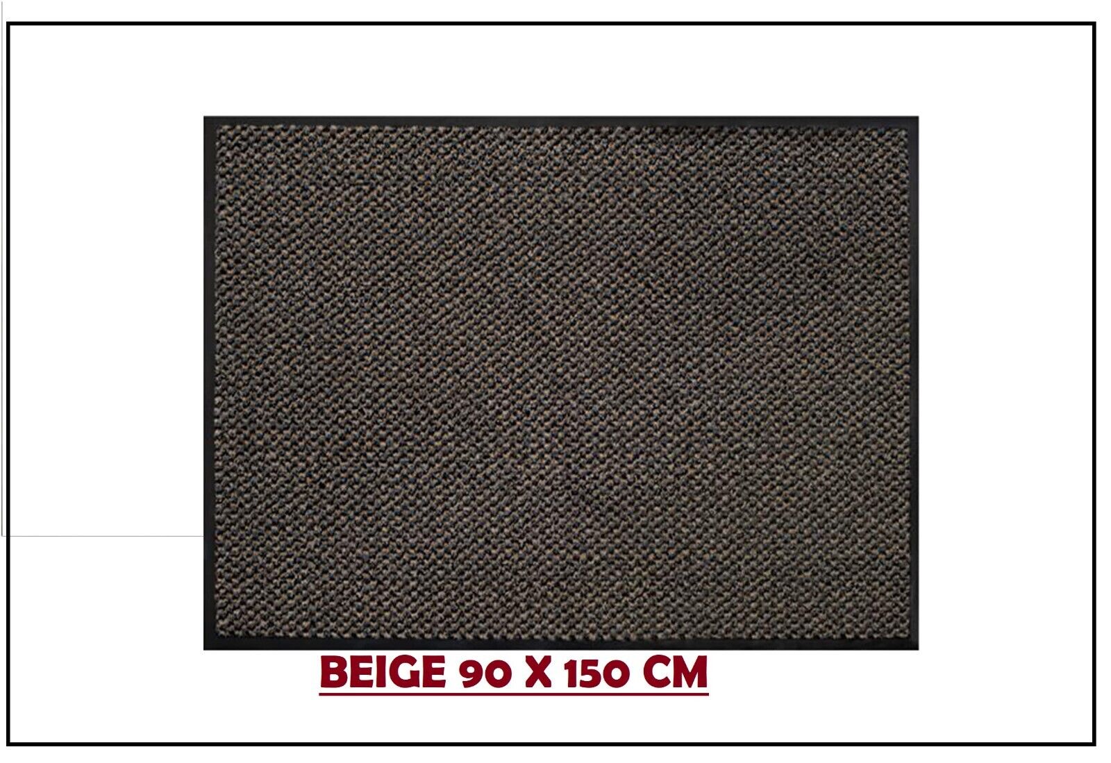 Door Mat Dirt Trapper for Indoor & Outdoor, Washable Barrier Mat, Heavy Duty Non-Slippery Entrance Rug, Shoes Scraper, Super Absorbent Front Door Mat Carpet - DIVCHI