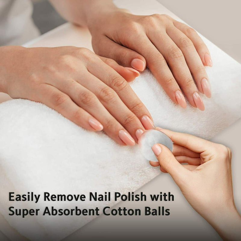 200 Cotton Wool Balls Make Up Nail Polish Varnish Remover Cleaning Absorbent.