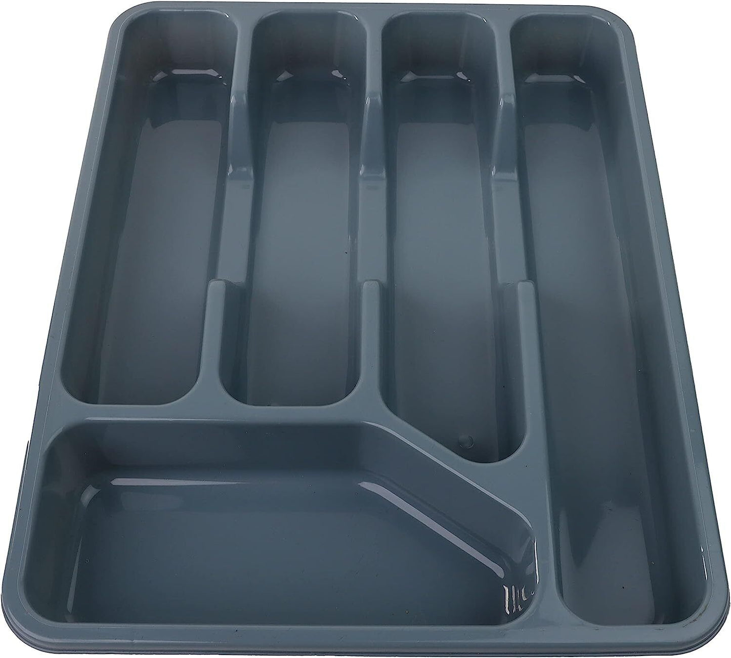 Cutlery Tray 5 Compartment PlasticnKitchen Drawer Organiser Rack Utensils Spoons