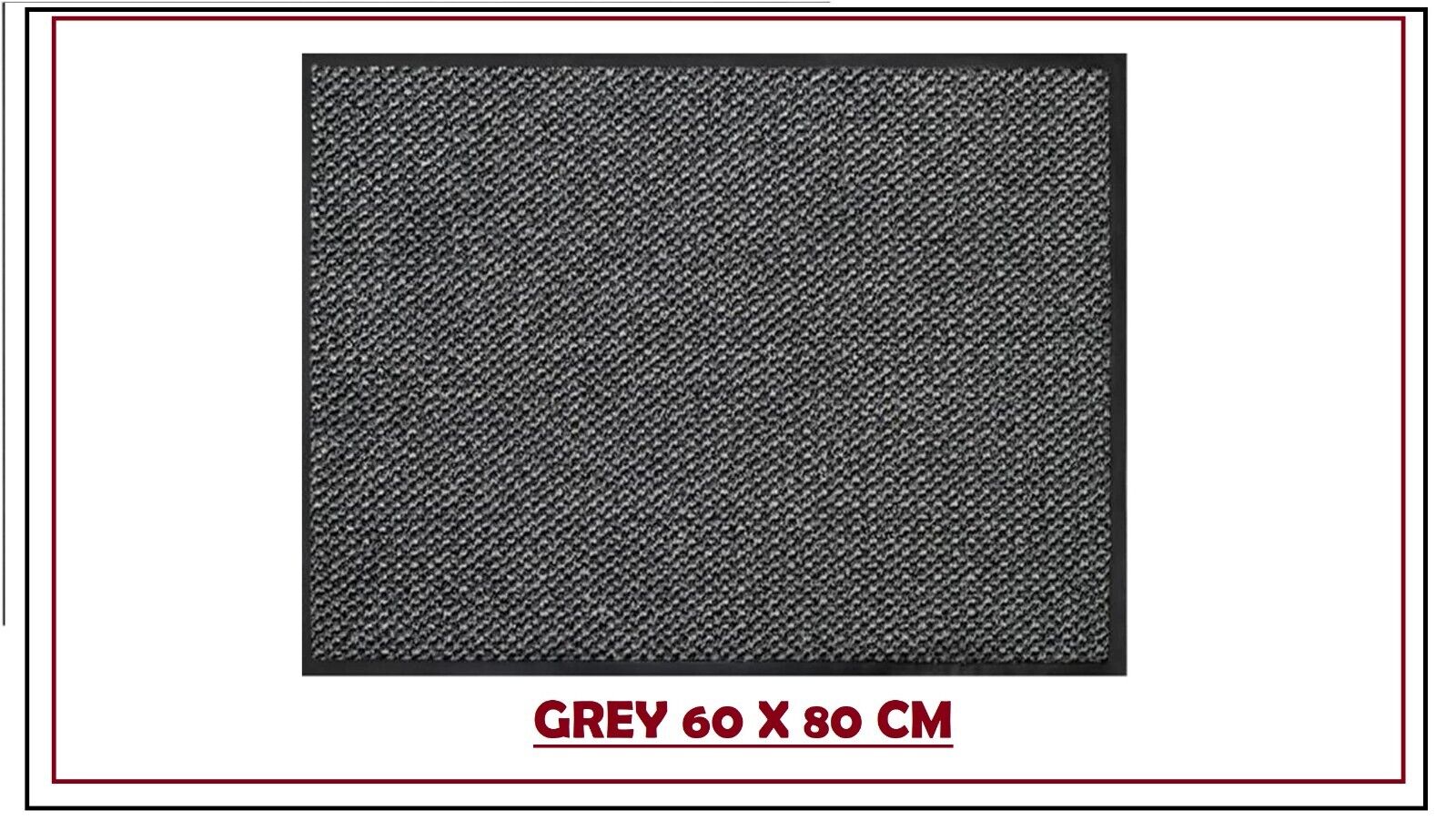 Door Mat Dirt Trapper for Indoor & Outdoor, Washable Barrier Mat, Heavy Duty Non-Slippery Entrance Rug, Shoes Scraper, Super Absorbent Front Door Mat Carpet - DIVCHI