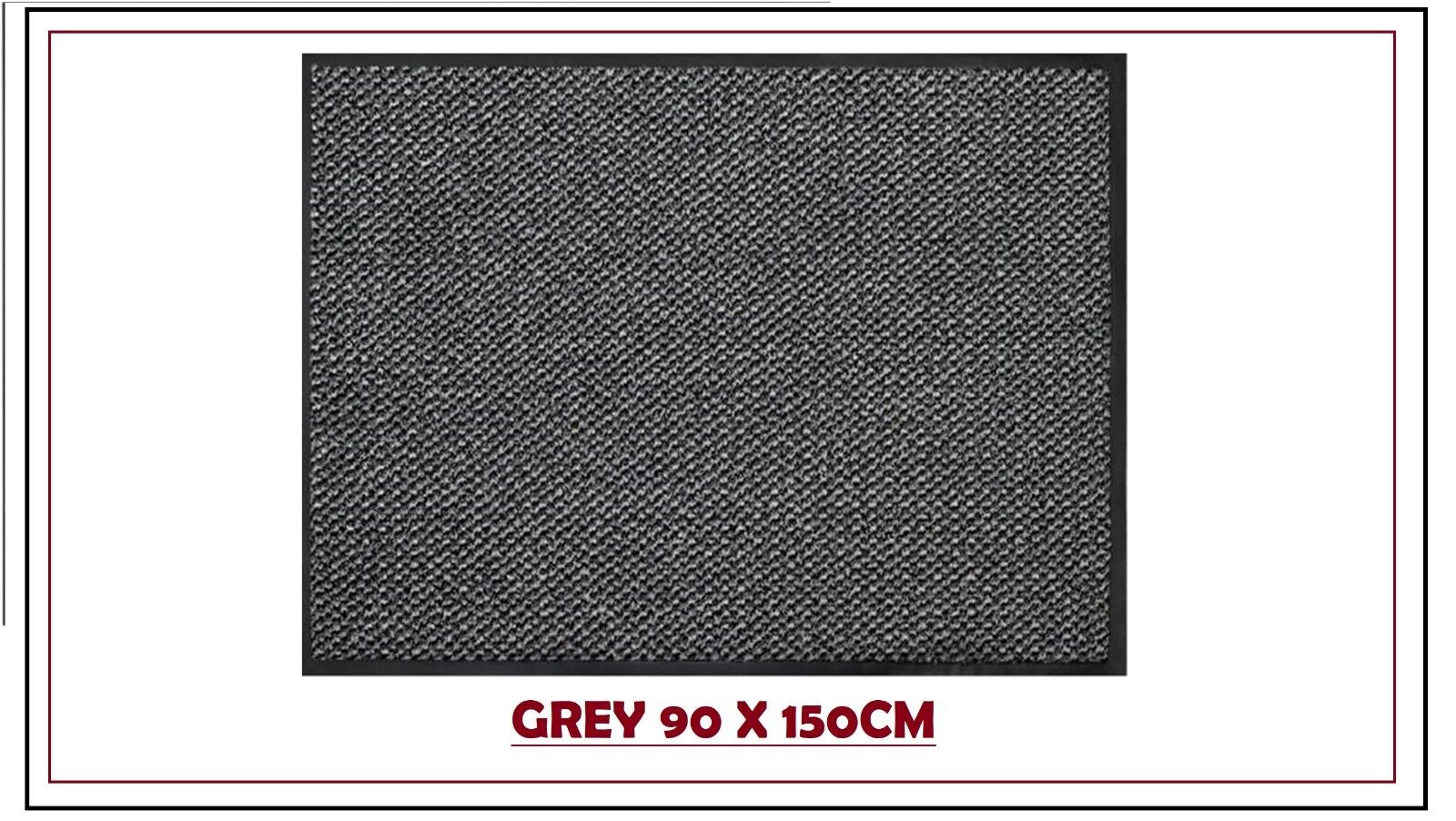 Door Mat Dirt Trapper for Indoor & Outdoor, Washable Barrier Mat, Heavy Duty Non-Slippery Entrance Rug, Shoes Scraper, Super Absorbent Front Door Mat Carpet - DIVCHI