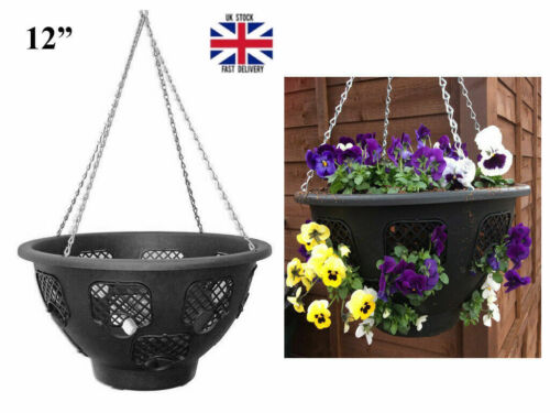 Garden Wall Brackets & Hanging Baskets Jute Liners Gardening Decorative.
