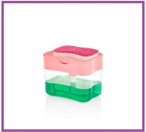 Liquid Dishwashing Dispenser Press Out Box Organizer Countertop Rack For Kitchen - DIVCHI