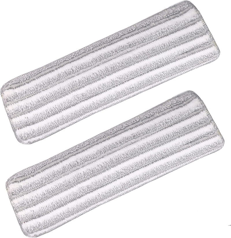 Set of 2 Replacemnt Microfiber Reusable Pads for Cleaning Floors