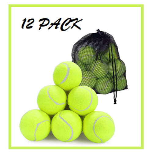Tennis Balls Sport Play Great 4 Practice & Playing with Pets Pack of 6/12/24. - DIVCHI