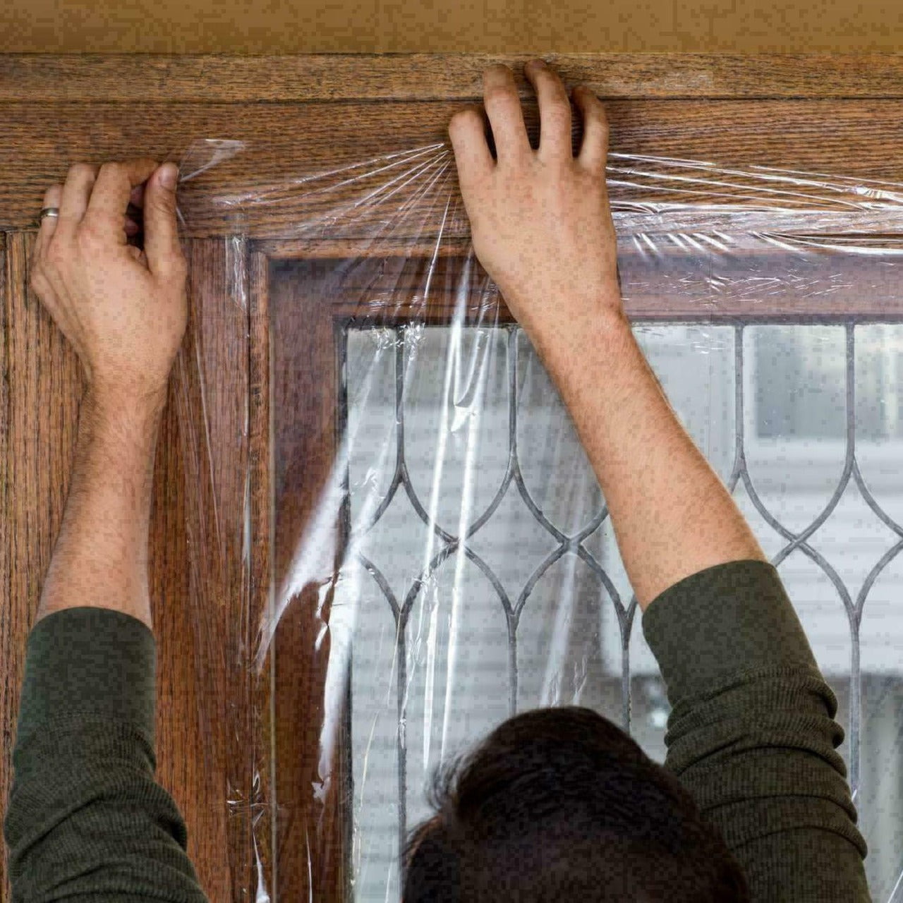 WINDOW INSULATION KIT SHRINK FIT DOUBLE GLAZING FILM COLD DRAUGHT EXCLUDER