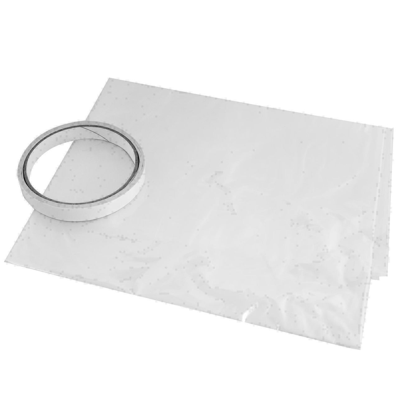 WINDOW INSULATION KIT SHRINK FIT DOUBLE GLAZING FILM COLD DRAUGHT EXCLUDER