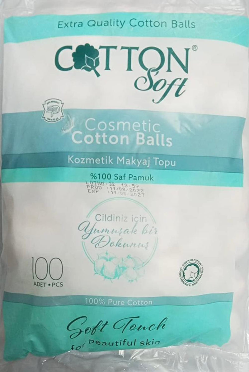 Cotton Wool Balls 100% pure cotton Make Up Remover Cleaning Nail Polish